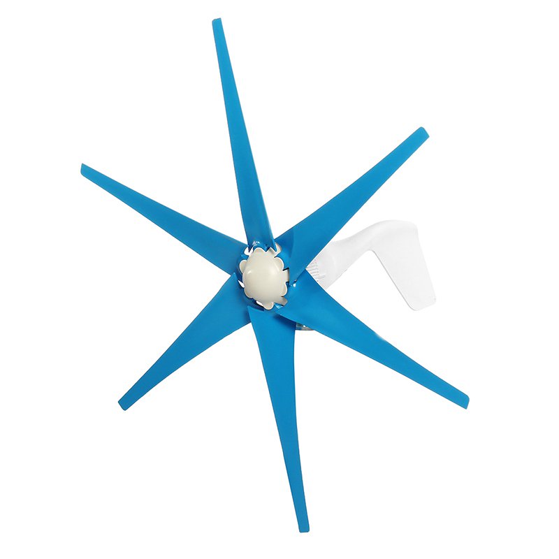 800W Wind Turbine 6 Blades DC 12V/24V Wind Turbine Generator High Wind Power