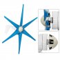 800W Wind Turbine 6 Blades DC 12V/24V Wind Turbine Generator High Wind Power