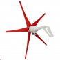 600W 12V 24V 5 Blades Wind Turbine Generator Horizontal Residential + Controller