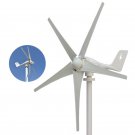 600W Wind Turbine Power Generator 12/24V 5 Blade Residential Garden Aerogenerator