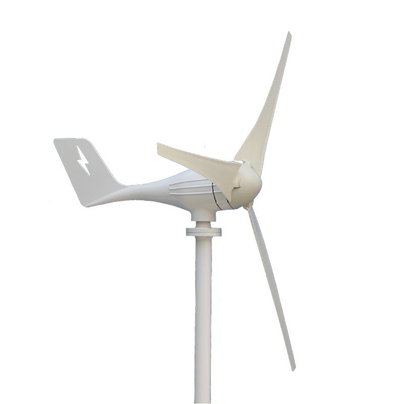600W 24V 3 Blade Wind Generator Small Horizontal Wind Turbine Power Supply Kit