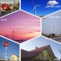 400W Wind Turbine Wind Generator DC 12V/24V 5 Blades with windmill Charge Controller