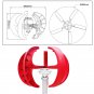 400W 12V/24V Lantern Vertical Axis 5 Blades Wind Turbine Wind Generator with Controller