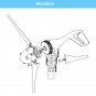 300W 12V/24V 3 Blades Wind Turbine Power Wind Generator Charge Controller Home Garden