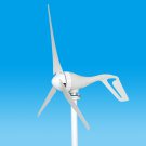12V/24V 400W 3 Blades Wind Turbine Generator Horizontal Shaft White Low Noise