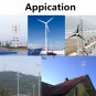 12V/24V 400W 3 Blades Wind Turbine Generator Horizontal Shaft White Low Noise