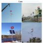 12V/24V 100W Red Lantern Style Vertical Wind Turbine Wind Power Generator