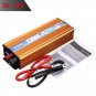 Solar Power Inverter 2000W 12/24V DC To 220V AC USB Wave Converter