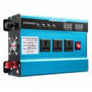 3000W Solar Inverter Voltage Dispaly 12/22V DC To 220V AC Power Inverter 3 AC Outlets 4 USB Ports