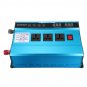 3000W Solar Inverter Voltage Dispaly 12/22V DC To 220V AC Power Inverter 3 AC Outlets 4 USB Ports