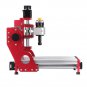 Red 1419 3 Axis Mini DIY CNC Router Standard Spindle Motor Wood Carving Engraving Machine Milling En