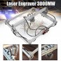 5065cm Engraving Area 3000MW Laser Engraving Machine DIY Kit Desktop Laser Cutting