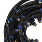 18M Misting System Water Sprinkler Hose Outdoor Mist Cooling Humidifier Spraying Tool