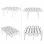 54 Holes Horizontal Hydroponic Piping Frame Rack Site Grow Kit Flow DWC Deep Water Culture Planting