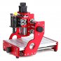 Red 1419 3 Axis Mini DIY CNC Router Spindle Motor Wood Carving Engraving Machine Milling Engraver w/