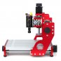 Red 1419 3 Axis Mini DIY CNC Router Spindle Motor Wood Carving Engraving Machine Milling Engraver w/