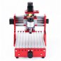 Red 1419 3 Axis Mini DIY CNC Router Spindle Motor Wood Carving Engraving Machine Milling Engraver w/