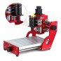 Red 1419 3 Axis Mini DIY CNC Router Spindle Motor Wood Carving Engraving Machine Milling Engraver w/