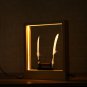 Light Time Motion Art Photo Frame LED Optical Sculpture Desktop Magic Modern Decorations