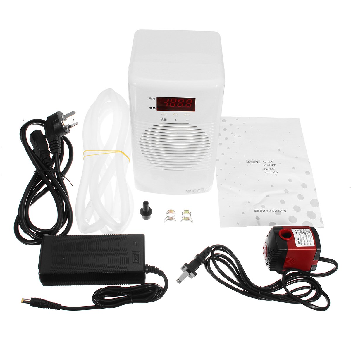 20L Aquarium Water Chiller Fish Shrimp Tank Cooling Heating Thermostat Machine