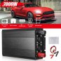 3000W 60Hz Pure Sine Wave Power Inverter DC 12V to 110V Converter Car Home