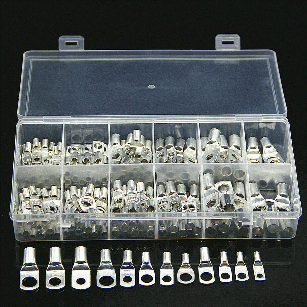 170X SC4-SC25 Battery Copper Cable Lugs Crimp Terminals Kits Wire Connector Sets Wire Connector Term