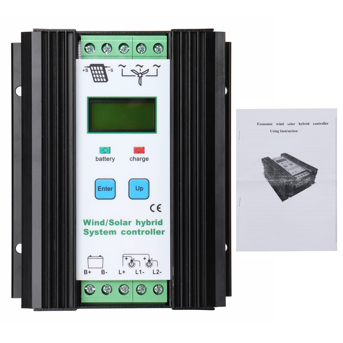 12V 24V 400W Wind Solar Hybrid Charge Controller Street Light Wind Generator Controller