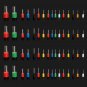 Excellway CT06 2120Pcs Wire Copper Crimp Insulated Cord Pin End Terminal 22 to 5 AWG