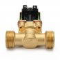 3/4 inch 12V DC VDC Slim Brass Electric Solenoid Valve NPSM Gas Water Air N/C