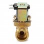 3/4 inch 12V DC VDC Slim Brass Electric Solenoid Valve NPSM Gas Water Air N/C