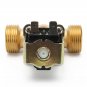 3/4 inch 12V DC VDC Slim Brass Electric Solenoid Valve NPSM Gas Water Air N/C