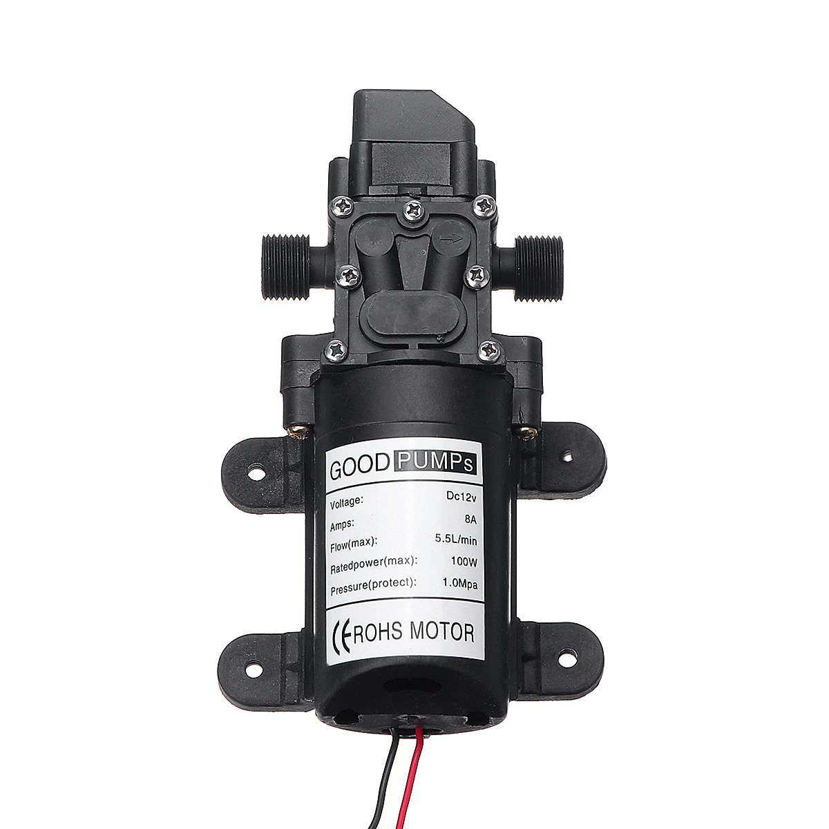 DC 12V 5.5L/Min 8A High Pressure Water Diaphragm Pump Self Priming Water Pump Caravan Garden Wash
