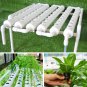 54 Holes 6 Pipes Horizontal Piping Site Grow Kit Flow DWC Deep Water Culture Planting Hydroponic Sys