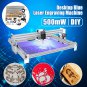 40*50cm 500mW Mini DIY Desktop Blue Laser Engraving Machine CNC Laser 2Axis