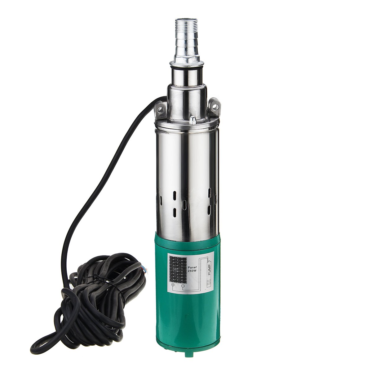 220W 12V 1.2m 45m Electric Vehicle Pump Solar Submersible Deep Well Water Pump