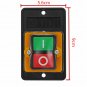 AC 220/380V 10A ON/OFF Water Proof Push Button Machine Drill Switch