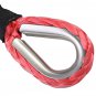 3/8'' 100FT 15000lbs Synthetic Winch Line Cable Recovery Rope ATV SUV OffRoad