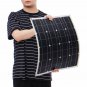 150W 18V Mono Solar Panel Dual USB 12V/5V DC Monocrystalline Solar Charger For Car RV Boat Battery C