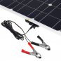 150W 18V Mono Solar Panel Dual USB 12V/5V DC Monocrystalline Solar Charger For Car RV Boat Battery C