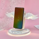 10W Angel Wings Qi Wireless Charger Holder Fast Charging Dock Auto Dynamic Spreading Folding Wings