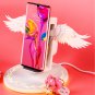 10W Angel Wings Qi Wireless Charger Holder Fast Charging Dock Auto Dynamic Spreading Folding Wings
