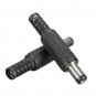 Excellway JP02 10Pcs 5.5x2.1mm DC Power Male Solder Barrel Tip Plug Jack Connector