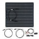 50W ETFE Solar Panel Waterproof Car Emergency Charger WIth 4 Protective Corners