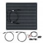 50W ETFE Solar Panel Waterproof Car Emergency Charger WIth 4 Protective Corners