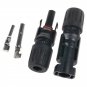 Excellway 5 Pairs PV Solar Panel Cable MC4 Connectors Male & Female Waterproof IP67 for Photovoltaic