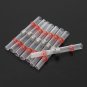 100Pcs Red Heat Shrink Solder Sleeve Seal Wire Splice Butt Connector AWG 22-18GA