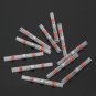 100Pcs Red Heat Shrink Solder Sleeve Seal Wire Splice Butt Connector AWG 22-18GA