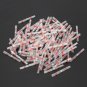 100Pcs Red Heat Shrink Solder Sleeve Seal Wire Splice Butt Connector AWG 22-18GA