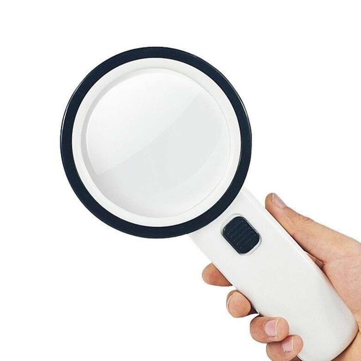 30X Illuminated Large Magnifier Handheld 12 LED Lighted Magnifying Glass for Seniors Reading Solderi