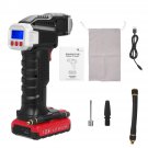LCD Display Tyre Inflator Car Tyre Pump Air Compressor 12V DC 120W 150PSI W/ LED Light Tyre Inflator